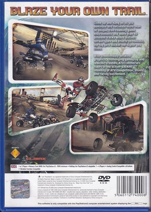 ATV Offroad Fury 3 - PS2 (B Grade) (Genbrug)